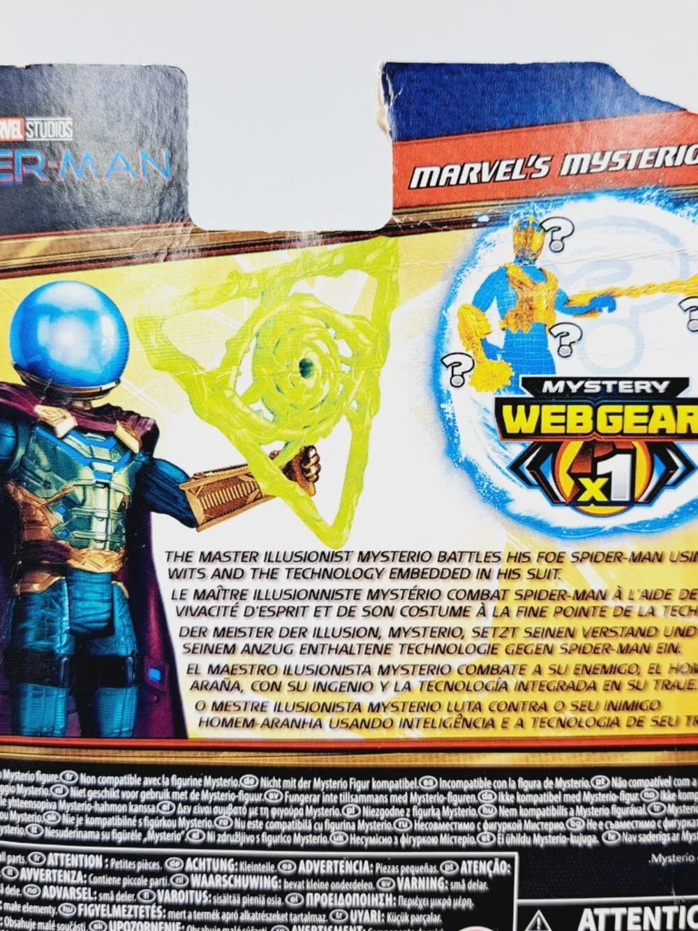 Marvel's Spiderman Movie Mysterio Figure Spider Man Summer Lake Water Beach Toy
